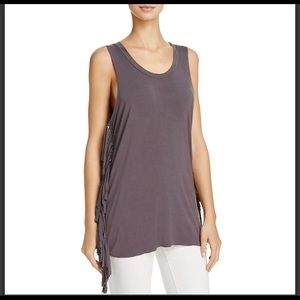 POL Fringe Sleeveless Tank